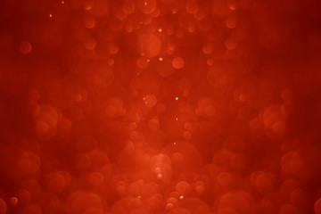 Wall Mural - Abstract Bokeh Lush Lava Bright red Background