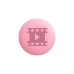 Poster - Film -  Modern App Button