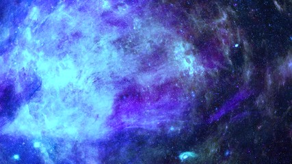 Wall Mural - Animation view to travelling across the universe in moving