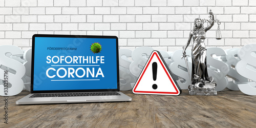 Cuadros en Lienzo Förderprogramm Soforthilfe Corona
