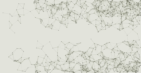 Procedural Network Mesh Art background illustration