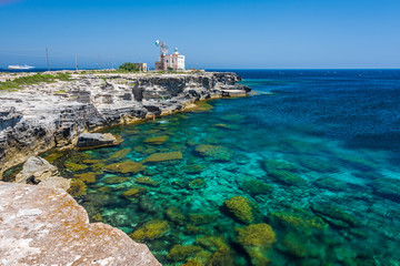 Wall Mural - Seewater in Favignana