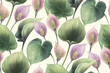 Calla flowers seamless pattern