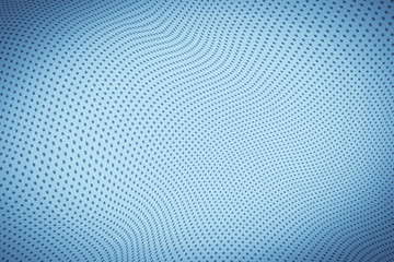 Fototapete - Abstract background with dots and circles. Dot grid wave.