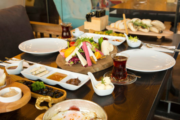 Turkish Breakfast stock photo