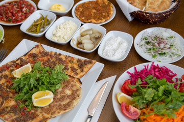 Wall Mural - kiymali pita from turkish cuisine