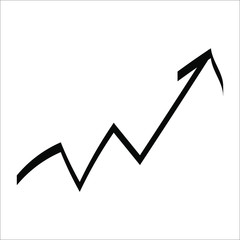 Poster - Arrows vector collection with doodle style and black color. Vector EPS 10. Abstract elements for business infographic. Navigation symbol system. 