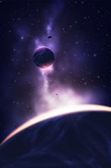 Poster - Abstract universe illustration