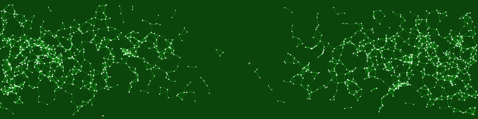 Procedural Art Network Mesh background illustration