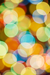 Wall Mural - christmas lights, abstract background