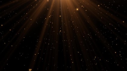 sun light lens flare effects on black background p