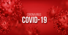 Coronavirus 2019-nCov Novel Coronavirus Concept Background. Realistic Vector Illustration