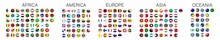 Flags Of The World, Great Design For Any Purposes. Isolated Vector Sign