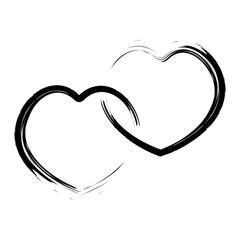 Heart shape love symbol icon