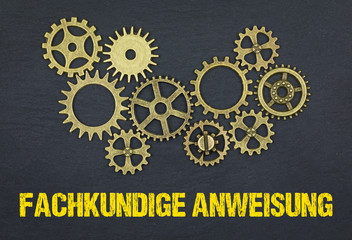 Sticker - Fachkundige Anweisung 