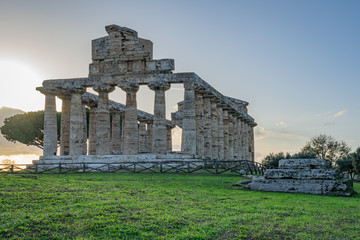 Poster - Temple of Athena in Paestum Italy