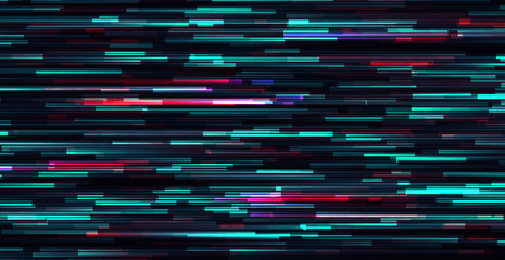 Wall Mural - glitch vector frame. symbol of cyberpunk, hacker attack. modern design, technological error. texture