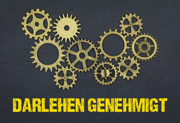 Poster - Darlehen genehmigt 