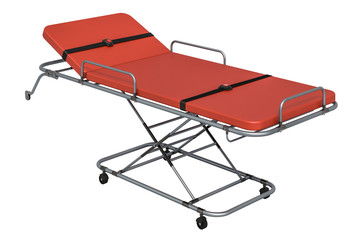 Ambulance medical stretcher, 3D rendering