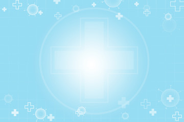 Wall Mural - the healthcare in soft light abstract background
