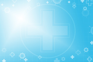 Wall Mural - the healthcare in soft light abstract background