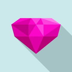 Poster - precious jewel icon. flat illustration of precious jewel vector icon for web design