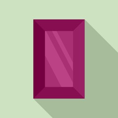 Poster - vintage jewel icon. flat illustration of vintage jewel vector icon for web design