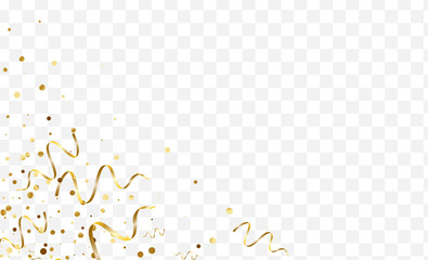 Wall Mural - gold shimmer dot card. round circle pattern.