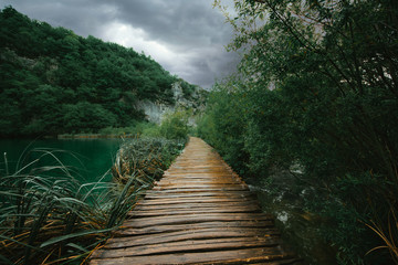  Wooden walkway - Plitvice Lakes National Park Croatia