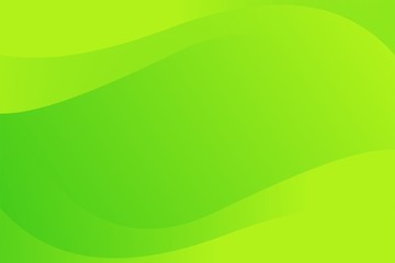 Fototapete - Abstract Soft Green Yellow Wave Background Design Template Vector
