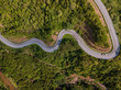 high view from drone