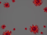 Fototapeta  - Coronavirus on background . World Health Organization WHO introduced new official name for Coronavirus disease named COVID-19