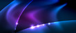 © antishock - Abstract background. Shiny design neon waves with light effects, techno trendy design. Vector Illustration For Wallpaper, Banner, Background, Card, Book Illustration, landing page
