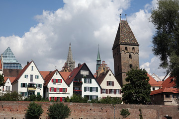 Canvas Print - Metzgerturm in Ulm