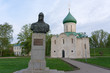 Monument to Alexander Nevsky near the Transfiguration Cathedral in Pereyaslavl Zalessky