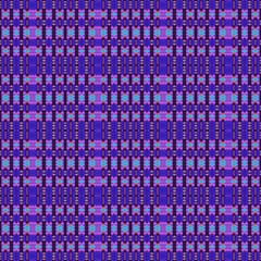 Poster - creative repeatable seamless pattern background with medium orchid, dark slate blue and very dark blue colors. can be used for fashion textile, fabric prints and wrapping paper