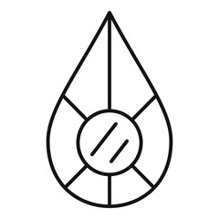 Poster - jewel shape icon. outline jewel shape vector icon for web design isolated on white background