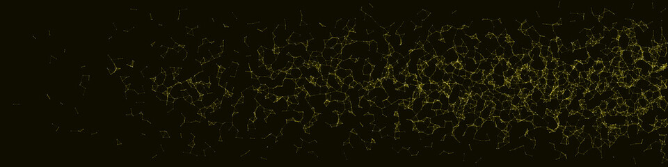 Network Mesh Procedural Art background illustration