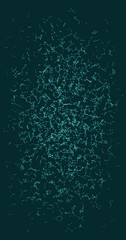 Network Mesh Procedural Art background illustration