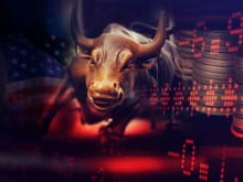 Stock Market Background, Trade Finances NYSE NASDAQ.