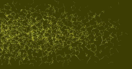 Network Mesh Procedural Art background illustration