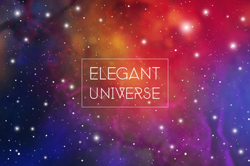 Wall Mural - elegant universe scientific outer space wallpaper with copy space