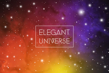 Wall Mural - elegant universe scientific outer space wallpaper with copy space