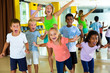 © JackF - Positive children in dance studio smiling and having fun