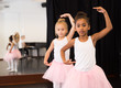 © JackF - Two little girls rehearsing in dance school