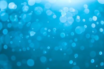 blue bokeh background