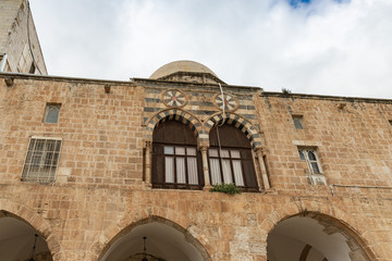 The interior of the Temple Mount in the Old City in Jerusalem, Israel