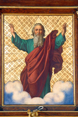 Wall Mural - God the Father, detail of Iconostasis in Greek Catholic Co-cathedral of Saints Cyril and Methodius in Zagreb, Croatia