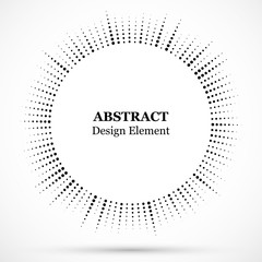 Wall Mural - abstract dotted halftone modern pattern background.black decorative design halftone round circle ele