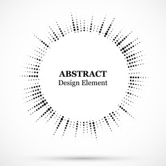 Wall Mural - abstract dotted halftone modern pattern background.black decorative design halftone round circle ele